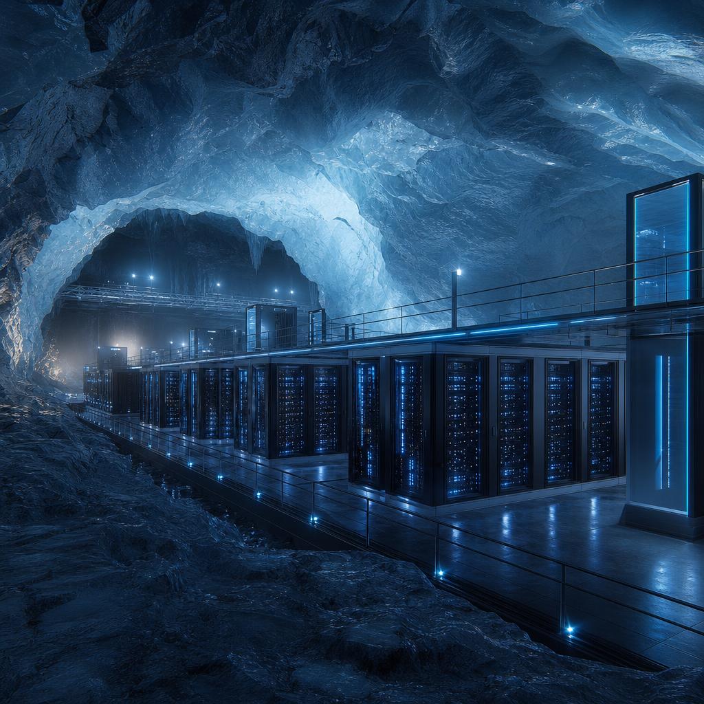 Server room ice cave